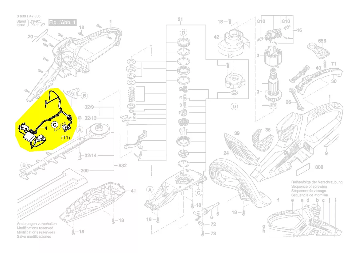 Module électronique réf. 1 600 A01 4RW Bosch